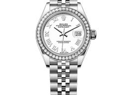 Rolex Lady-Datejust 279384RBR (2025) - White dial 28 mm Steel case