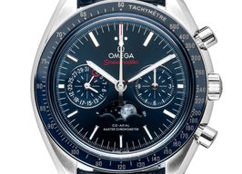 Omega Speedmaster Moonphase 304.33.44.52.03.001 (2022) - Blue dial 44 mm Steel case