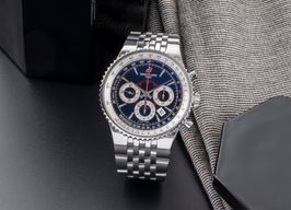 Breitling Montbrillant A23351 (Unknown (random serial)) - Black dial 47 mm Steel case