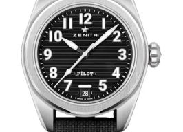 Zenith Pilot 03.4000.3620/21.I001 (2026) - Black dial 40 mm Steel case