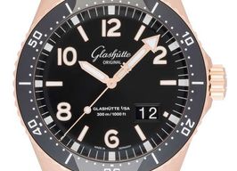 Glashütte Original SeaQ Panorama Date 1-36-13-03-90-33 (2024) - Black dial 43 mm Steel case