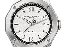 Baume & Mercier Riviera M0A10829 (2026) - Grijs wijzerplaat 42mm Staal