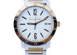 Bulgari Bulgari BB41SPG (2012) - Wit wijzerplaat 41mm Goud/Staal