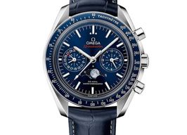 Omega Speedmaster Professional Moonwatch Moonphase 304.33.44.52.03.001 (2024) - Blauw wijzerplaat 44mm Staal