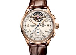 Breitling Premier RB2120211G1P1 (2025) - Zilver wijzerplaat 42mm Roodgoud