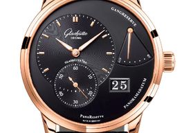 Glashütte Original PanoReserve 1-65-01-29-15-61 (2024) - Black dial 40 mm Red Gold case