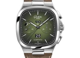 Glashütte Original Seventies Chronograph Panorama Date 1-37-02-09-02-62 (2026) - Groen wijzerplaat 40mm Staal