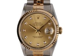 Rolex Datejust 36 16233 (1995) - Champagne dial 36 mm Gold/Steel case