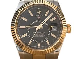 Rolex Sky-Dweller 326933 (2024) - Zwart wijzerplaat 42mm Staal