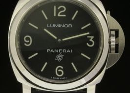 Panerai Luminor Base Logo PAM00773 (2019) - Zwart wijzerplaat 44mm Staal