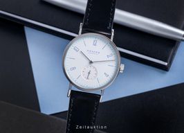 NOMOS Tangente Tangente Super 30 Eiswasserweiss (Onbekend (willekeurig serienummer)) - Wit wijzerplaat 35mm Staal