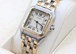 Cartier Panthère 187957 (1990) - White dial 29 mm Gold/Steel case