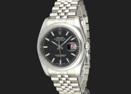 Rolex Datejust 36 116200 (2017) - Black dial 36 mm Steel case