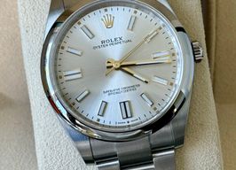 Rolex Oyster Perpetual 41 124300 (2024) - Zilver wijzerplaat 41mm Staal