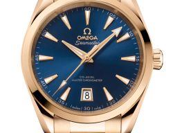 Omega Seamaster Aqua Terra 220.50.38.20.03.001 (2026) - Blauw wijzerplaat 38mm Geelgoud