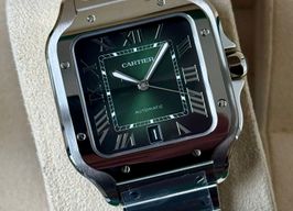 Cartier Santos WSSA0062 (2024) - Groen wijzerplaat 40mm Staal