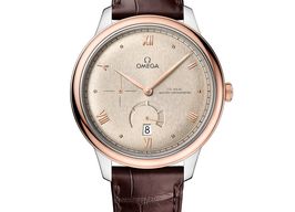 Omega De Ville 434.23.41.21.09.001 (2025) - Beige dial 41 mm Gold/Steel case
