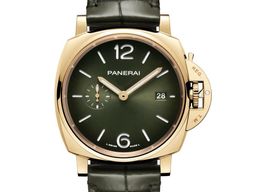 Panerai Luminor Due PAM01423 (2024) - Green dial 42 mm Yellow Gold case