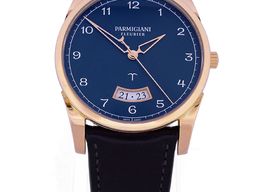 Parmigiani Fleurier Tonda PFS222-1000601-HA3131 (2020) - Blue dial 39 mm Rose Gold case