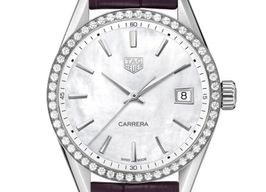 TAG Heuer Carrera Lady WBK1316.FC8261 (2023) - White dial 36 mm Steel case