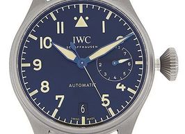 IWC Big Pilot IW501004 (2024) - Zwart wijzerplaat 46mm Titanium