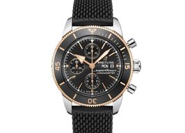 Breitling Superocean Heritage II Chronograph U13313121B1S1 (2024) - Zwart wijzerplaat 44mm Staal