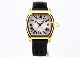 Cartier Roadster 2524 (2014) - Silver dial 37 mm Yellow Gold case