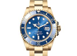 Rolex Submariner Date 126618LB (2025) - Blauw wijzerplaat 41mm Geelgoud