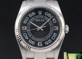 Rolex Oyster Perpetual 36 116034 (2009) - Zwart wijzerplaat 36mm Staal