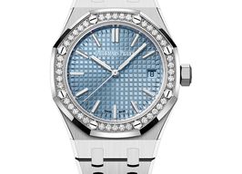 Audemars Piguet Royal Oak Selfwinding 15551ST.ZZ.1356ST.04 (2025) - Blauw wijzerplaat 37mm Staal