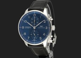 IWC Portuguese Chronograph IW371491 (Unknown (random serial)) - Blue dial 41 mm Steel case
