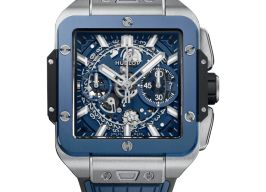 Hublot Square Bang 821.NL.5170.RX (2025) - Transparent dial 42 mm Titanium case