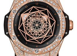 Hublot Big Bang Sang Bleu 465.OS.1118.VR.1704.MXM18 (2026) - Black dial 39 mm Rose Gold case