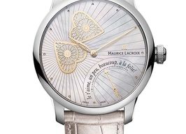 Maurice Lacroix Masterpiece MP6068-SS001-160-1 (2023) - Pearl dial 40 mm Steel case