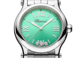 Chopard Happy Sport 278590-3013 (2024) - Groen wijzerplaat 30mm Staal