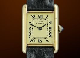 Cartier Tank 2415 (1990) - Champagne dial 20 mm Gold/Steel case