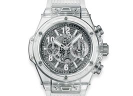 Hublot Big Bang Unico 441.JX.4802.RT (2023) - Transparant wijzerplaat 42mm Staal