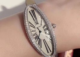 Cartier Baignoire WJBA0006 (2025) - Zilver wijzerplaat 47mm Roségoud