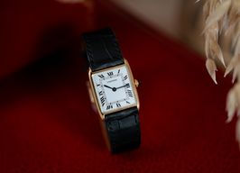 Cartier Tank 96041 (Unknown (random serial)) - White dial 30 mm Yellow Gold case