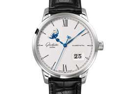 Glashütte Original Senator Excellence 1-36-04-01-02-01 (2024) - Zilver wijzerplaat 40mm Staal