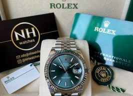 Rolex Datejust 41 126334 (2024) - Groen wijzerplaat 41mm Staal