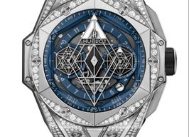 Hublot Big Bang Sang Bleu 418.NX.5107.RX.1604.MXM20 (2023) - Blauw wijzerplaat 45mm Titanium