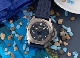 Panerai Luminor Submersible PAM00371 (2011) - Blauw wijzerplaat 47mm Titanium