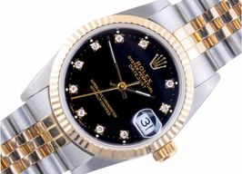 Rolex Datejust 31 68273 (1990) - Black dial 31 mm Gold/Steel case