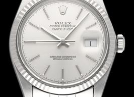 Rolex Datejust 36 16014 (1988) - Zilver wijzerplaat 36mm Staal