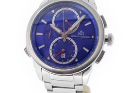 Lebeau-Courally Unknown LC04/2-30-C1-D12 (Unknown (random serial)) - Blue dial 43 mm Steel case