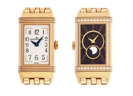 Jaeger-LeCoultre Reverso Duetto Q3352120 (2018) - Silver dial 20 mm Rose Gold case