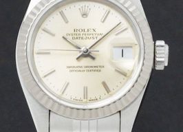 Rolex Lady-Datejust 69174 (1991) - Zilver wijzerplaat 26mm Staal