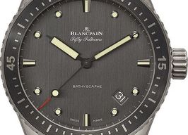 Blancpain Fifty Fathoms Bathyscaphe 5000-1210-G52A (2025) - Grey dial 44 mm Titanium case