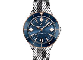 Breitling Superocean Heritage U10340161C1A1 (2024) - Blauw wijzerplaat 38mm Staal